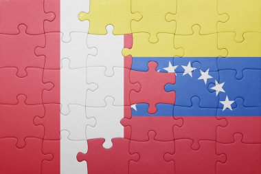 venezuela ve peru ulusal bayrak ile bulmaca