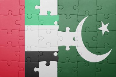 pakistan ve Suudi Arabistan bayrağı ile bulmaca