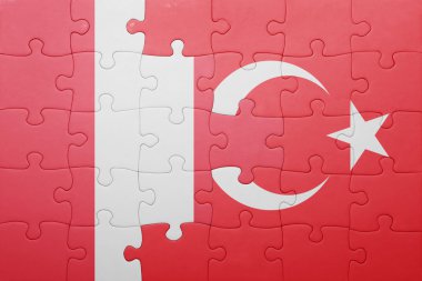 Türkiye ve peru ulusal bayrak ile bulmaca