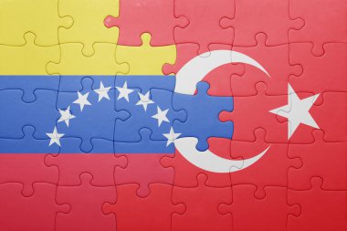 Türkiye ve venezuela ulusal bayrak ile bulmaca