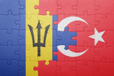 Türkiye ve barbados bayrağı ile bulmaca