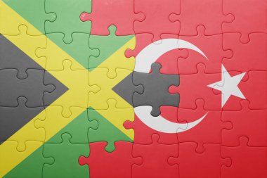 Türkiye'de ve Türkiye ulusal bayrak ile bulmaca