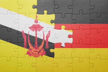 Almanya ve brunei bayrağı ile bulmaca