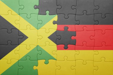 Almanya ve Türkiye ulusal bayrak ile bulmaca