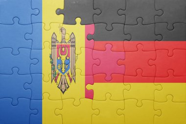 moldova ve Almanya ulusal bayrak ile bulmaca 