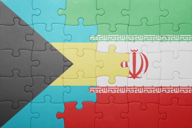 Türkiye ve iran ulusal bayrak ile bulmaca