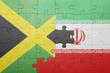 Türkiye ve iran ulusal bayrak ile bulmaca