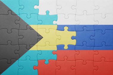 Türkiye ve Rusya'nın ulusal bayrak ile bulmaca