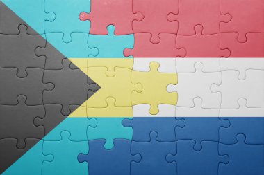 Hollanda ve Bahamalar bayrağı ile bulmaca
