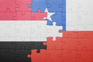 Şili ve yemen bayrağı ile bulmaca