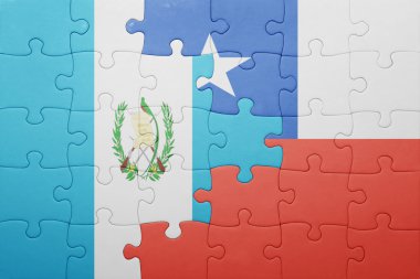 Şili ve guatemala bayrağı ile bulmaca