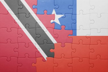 trinidad ve tobago ve Şili ulusal bayrak ile bulmaca