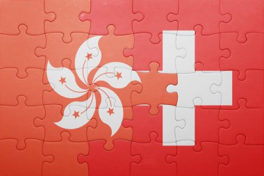 İsviçre ve hong kong bayrağı ile bulmaca