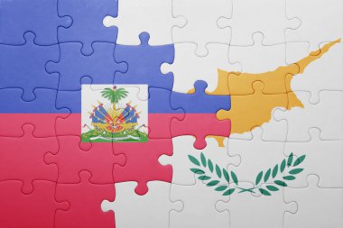 Kıbrıs ve haiti ulusal bayrak ile bulmaca