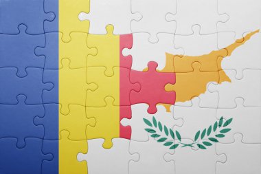 Kıbrıs ve Romanya ulusal bayrak ile bulmaca