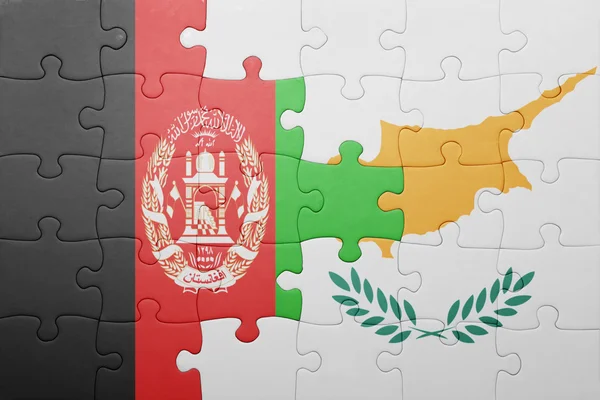 Kıbrıs ve Afganistan Ulusal bayrak ile bulmaca