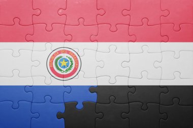 paraguay ve yemen ulusal bayrak ile bulmaca