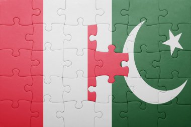 pakistan ve peru ulusal bayrak ile bulmaca