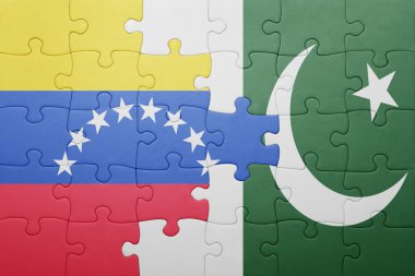 pakistan ve venezuela ulusal bayrak ile bulmaca