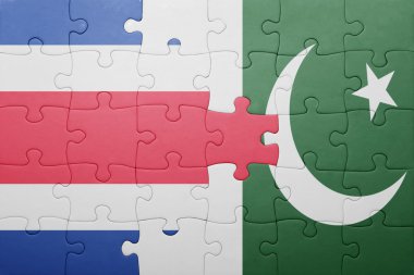 bayrağı pakistan ve Kosta Rika ile bulmaca