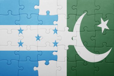 pakistan ve honduras ulusal bayrak ile bulmaca