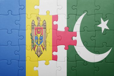 pakistan ve moldova ulusal bayrak ile bulmaca