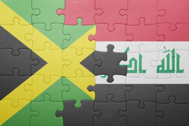 Türkiye ve Irak Ulusal bayrak ile bulmaca