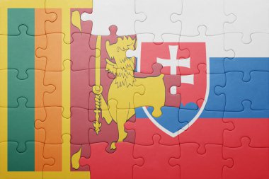 Slovakya ve sri lanka ulusal bayrak ile bulmaca