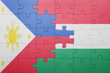 bayrağı Filipinler ve Macaristan ile bulmaca