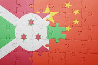 Çin ve burundi bayrağı ile bulmaca