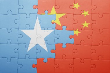 Çin ve Somali bayrağı ile bulmaca