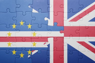 Büyük Britanya ve cape verde ulusal bayrak ile bulmaca