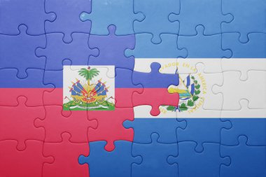 el salvador ve haiti ulusal bayrak ile bulmaca