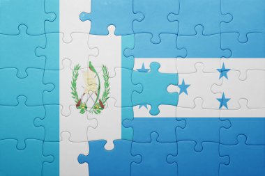 guatemala ve honduras ulusal bayrak ile bulmaca