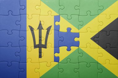 Jamaika ve barbados bayrağı ile bulmaca