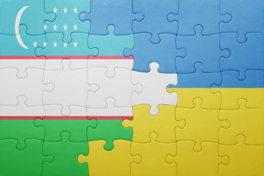 Ukrayna ve Özbekistan'a ulusal bayrak ile bulmaca