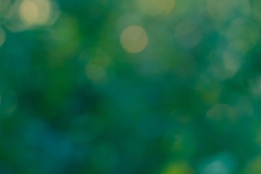 ışıklar, ufuk, arka planı yeşil, mavi bulanıklık.