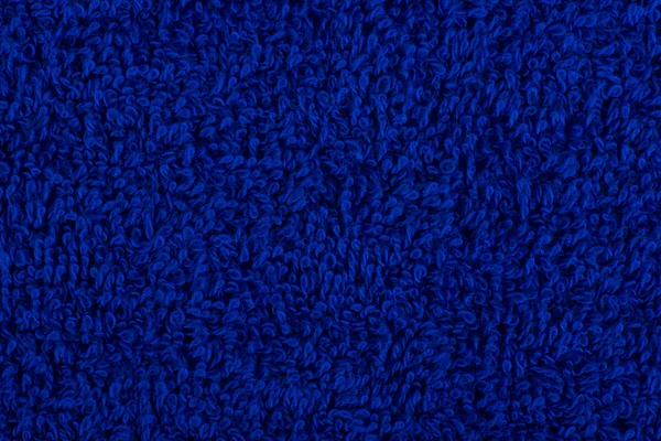 Hintergrund der blauen Frottee-Handtücher. — Stockfoto