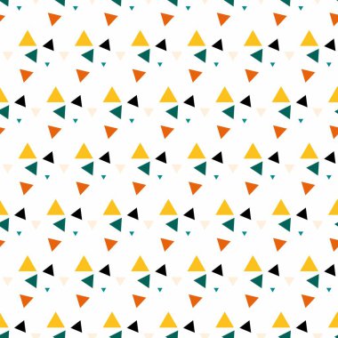 Soyut Üçgen Kusursuz Desen Vektörü