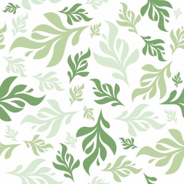 Süslü Kusursuz Yapraksız Kalıp Vektörü