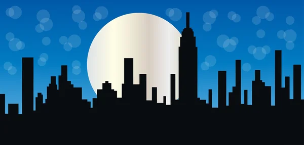Skyline von New York — Stockvektor