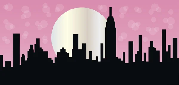 Skyline von New York — Stockvektor