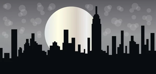 Skyline di New York — Vettoriale Stock