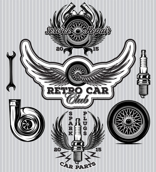 набор спортивного бейджа для автозаправочной станции
