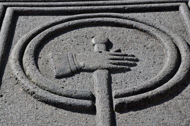 Taş oyma ayrıntıları. Ermenistan