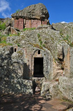 Geghard. Manastır, Ermenistan Cumhuriyeti topraklarında.