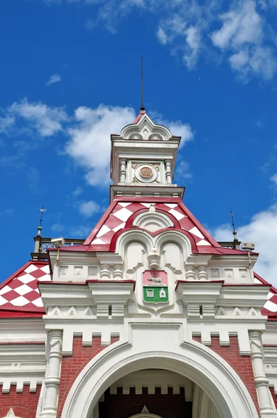 Byggnad-museum för gamla järnvägsstationen i Jekaterinburg — Stockfoto