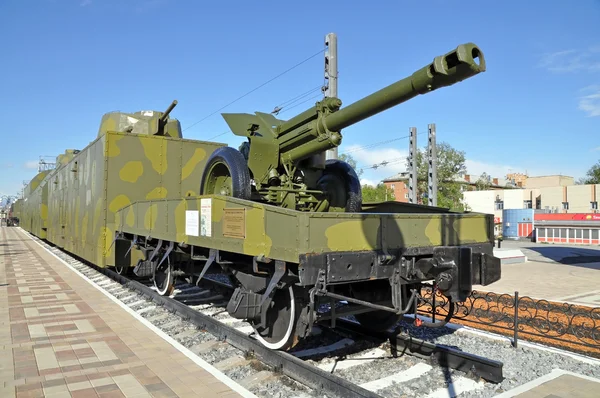 Zırhlı tren. tren istasyonu Tula, Rusya Federasyonu