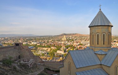 Panorama Tbilisi. Gürcistan. 