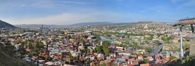 Tiflis, Gürcistan Merkezi Panoraması.